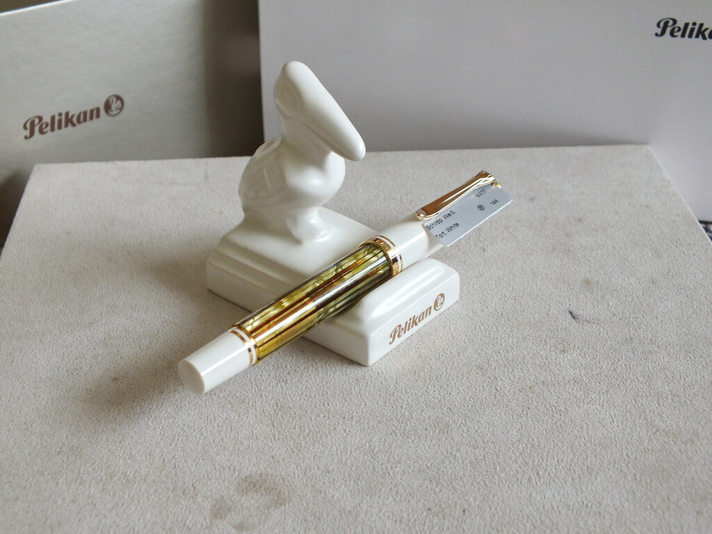筆記具 PELIKAN Souveran M400 White Turtoise OM Pelikan Souveran