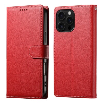 Flip Wallet Case Leather Cover For iPhone 17e 17 Pro Max 16 15 14 Plus 13 12 11