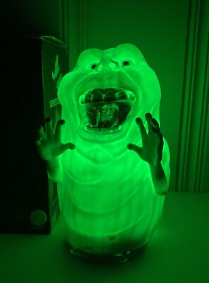 #ad Spirit Halloween Ghostbusters Lil’ Slimer With box Animated Prop Lights Sounds $83.19