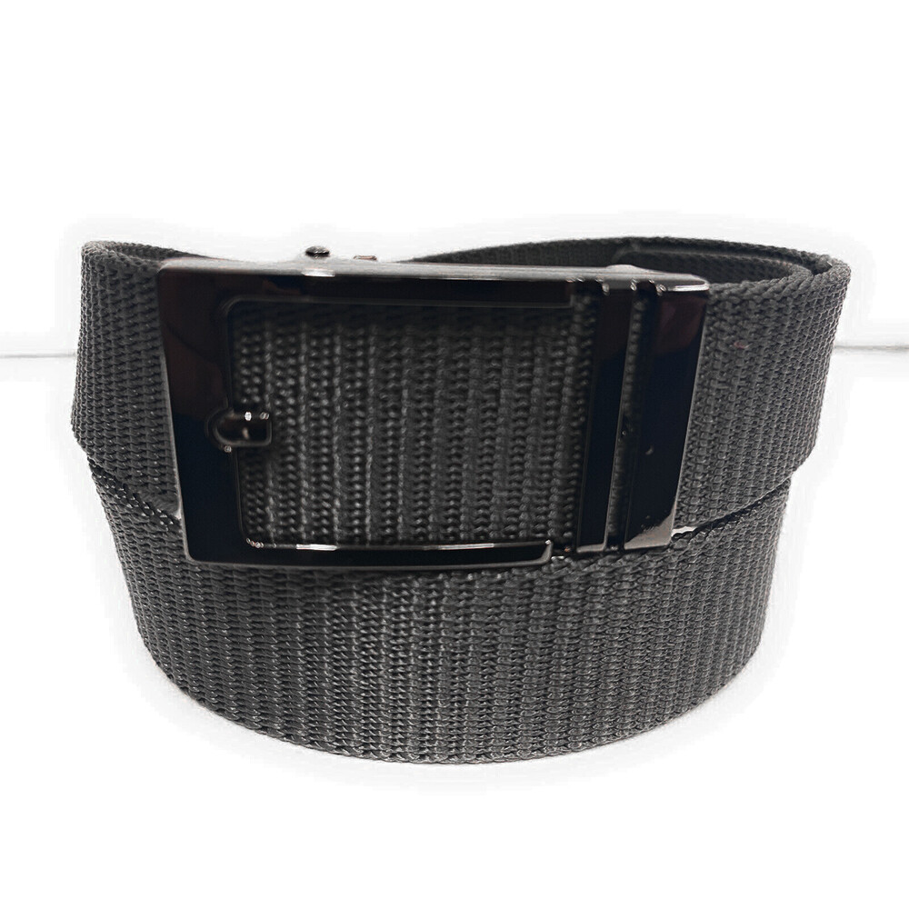 Men's Nylon Belt with Automatic Slide Buckle Ratchet Dress Belt