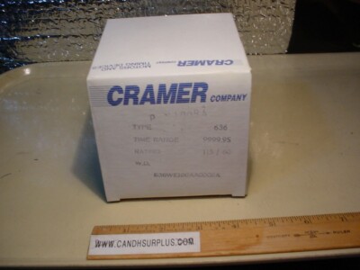 Cramer Timer #636WE100AA0008A 115volts 9999.95 seconds