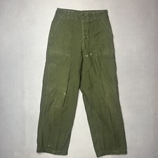 Vintage 60s OG 107 Military Sateen Type 1 Trousers Baker Pants 30x31