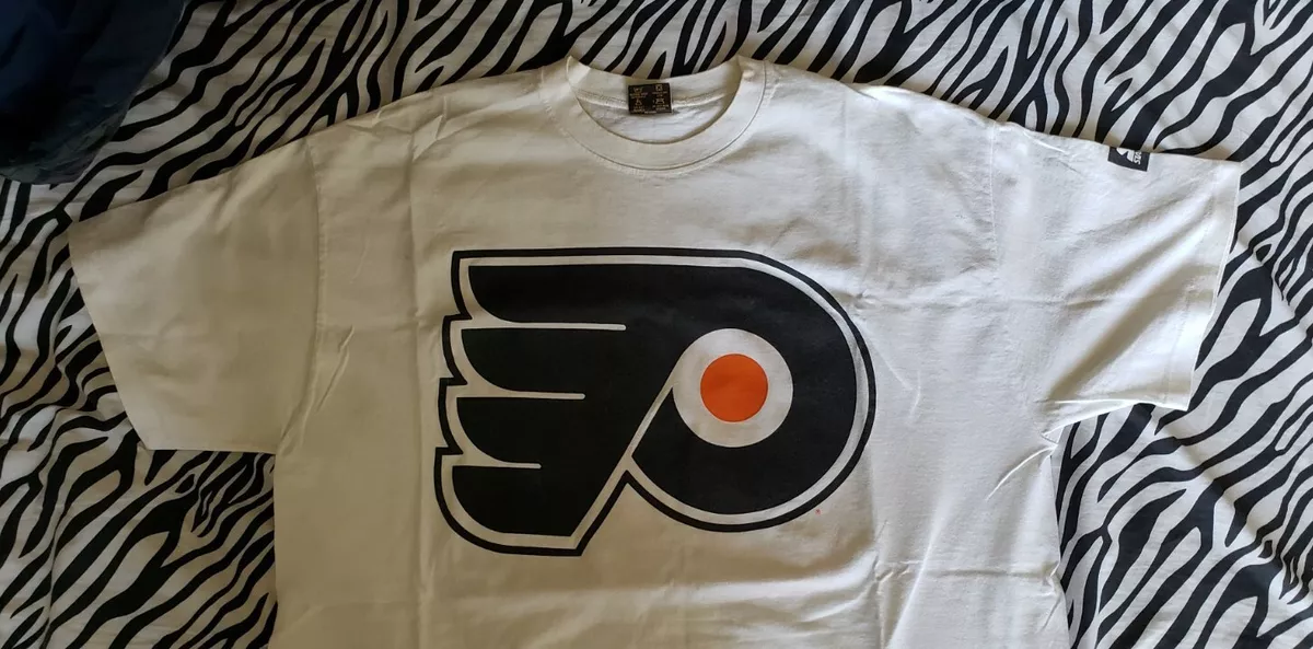 Eric Lindros Philadelphia Flyers STARTER White 2 Sided XXL T