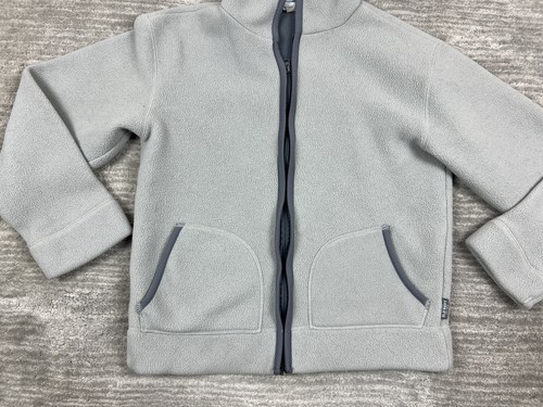 Old Navy Jacket Mens Medium Gray Fleece Zip Up - Picture 3 of 13