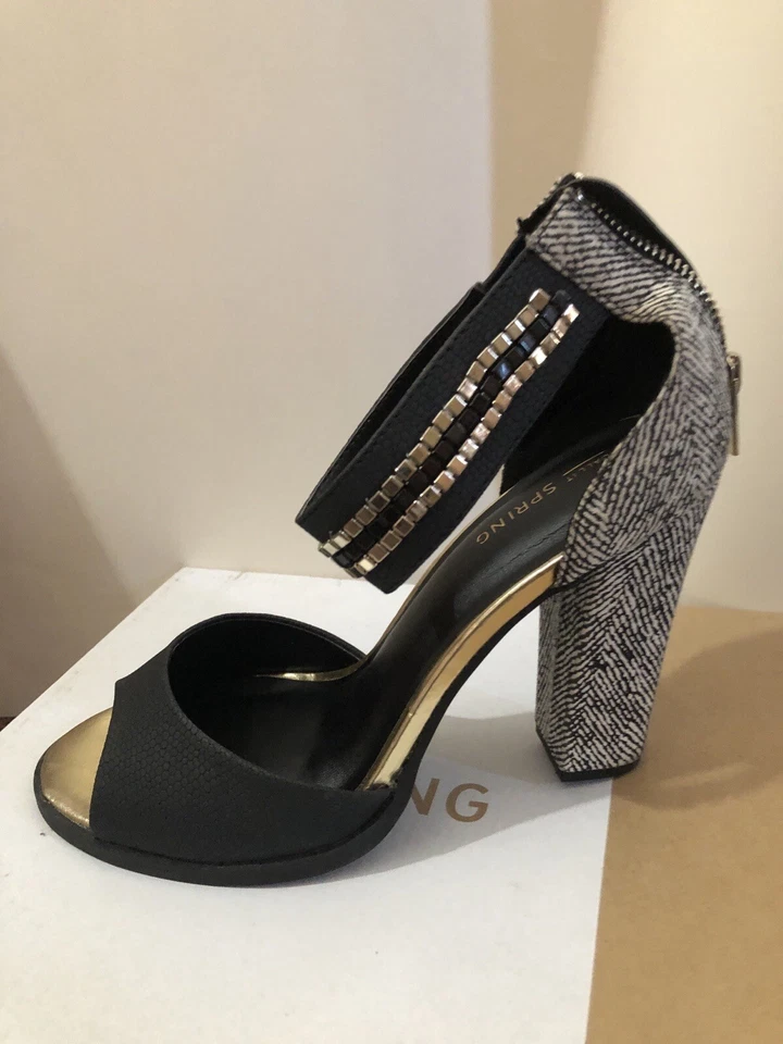 Call It Spring, Heels, Open Toe Sandals, Zipper, Ankle Buckle, Comfortable - Image 3 of 4