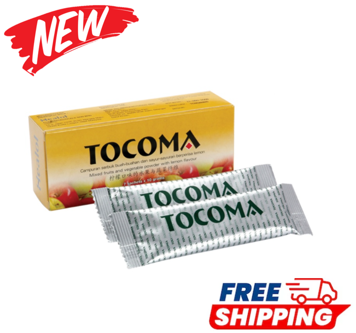7's x 10g TOCOMA Fruits & Vege Powder Detox Colon Cleansing For
