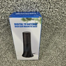 Digital TV Antenna High Gain Magnetic Base Indoor USB Port Amplifier  New