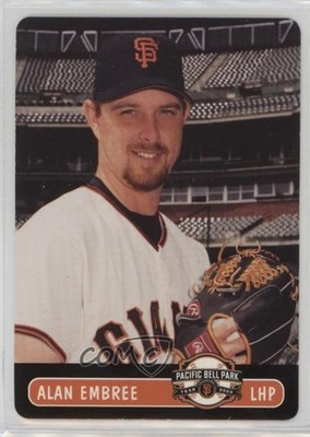 2000 Keebler San Francisco Giants Stadium Giveaway Alan Embree #15 0b0