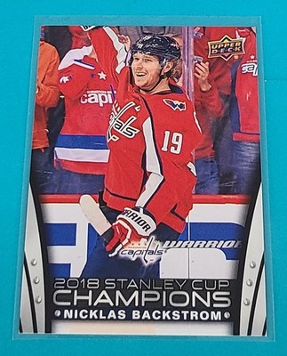 2018 Upper Deck Washington Caps Stanley Cup SP #SP-2 Nicklas Backstrom Card S4
