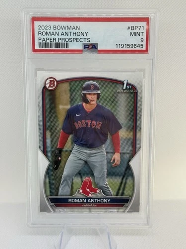 2023 Bowman - Prospects Roman Anthony #BP-71 (RC) PSA 9