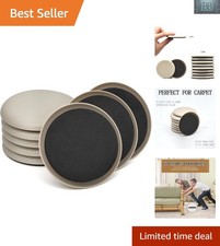 Durable Self-Adhesive Furniture Sliders for Effortless Heavy Furniture Movement
