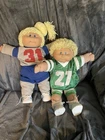 Cabbage Patch Kids Jesmar Lemon HM1 Couple Dolls Boy and Girl Sports Themed