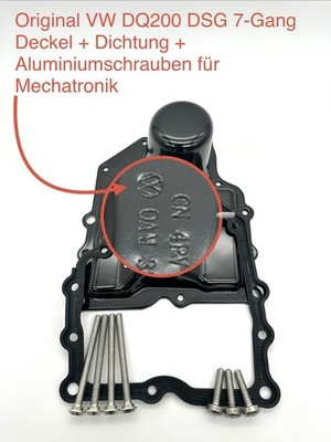 Original VW DSG Mechatronik-Deckel + Dichtung + Schrauben für Ölwanne VW Audi