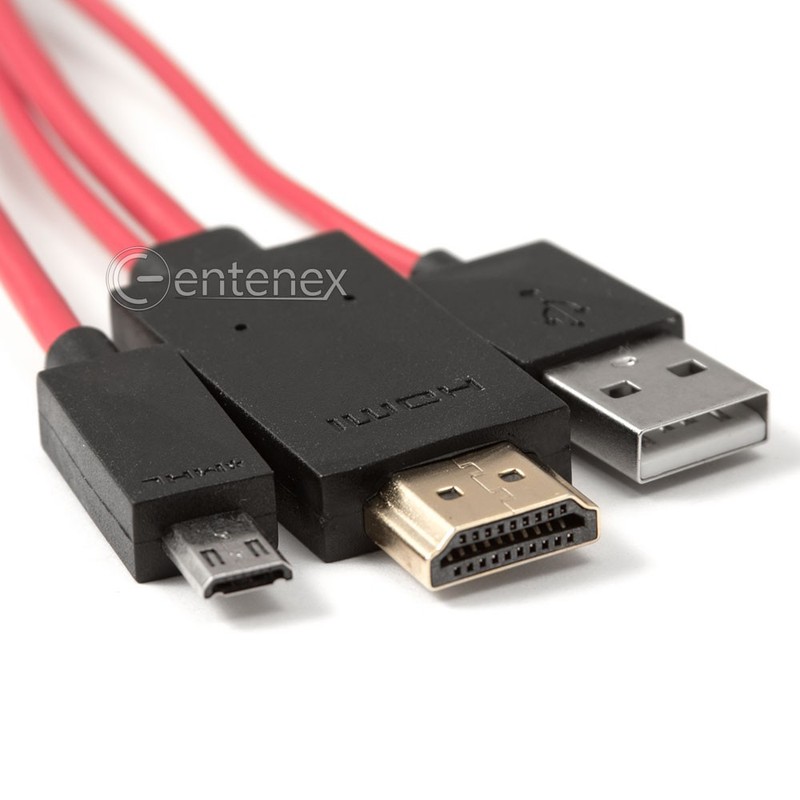 6.5FT MHL HDTV Adapter Micro USB To HDMI Cable For Samsung Galaxy S5