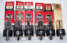 Lot (6) NOS RCA 6X5GT tubes in original boxes...