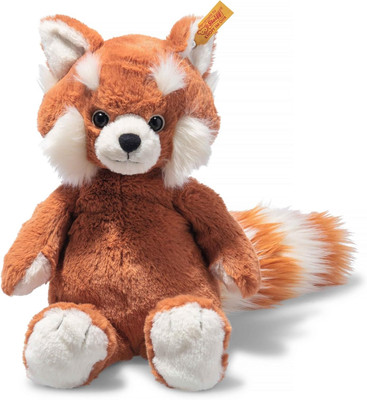 Steiff 075537 Soft Cuddly Friends Benji Roter Panda 28Cm, Rotbraun, Ginger