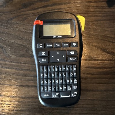 SupVan LP5120M Handheld Wireless Label Printer w/ LCD QWERTY Keyboard Black