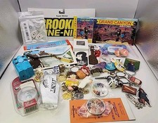 Junk Drawer Lot of Miscellaneous Odds  Ends  Collectible Items Pins Jewelry