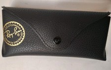 Ray Ban Sunglasses Case W/ Cleaning Cloth Black