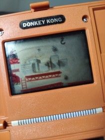 Vintage Nintendo Donkey kong Multi Scren Game and watch cib French Version JUNK