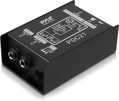 Premium Direct Injection Audio Box - 2.36'' X 4.09'' Passive DI Unit Hum Eliminato