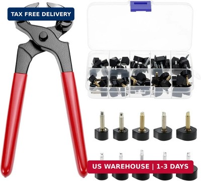 QWORK Shoe Heel Repair Kit, 30 Pairs Women's High Heel Shoes Replacement Tips wi