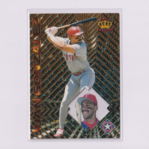 1997 Pacific Prism Invincible Juan Gonzalez #68 card