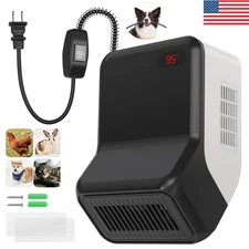 Chicken Coop Heater Dog House Heat Radiant Space Heater Wall Mount 95-100.4°F