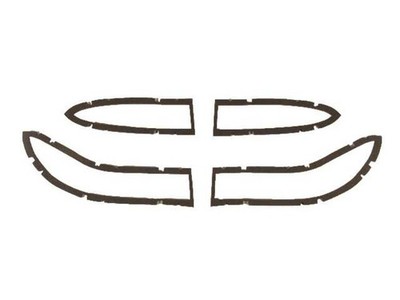 Tail Light Gasket for 1958 Edsel Citation Corsair Masticated Rubber Unpainted