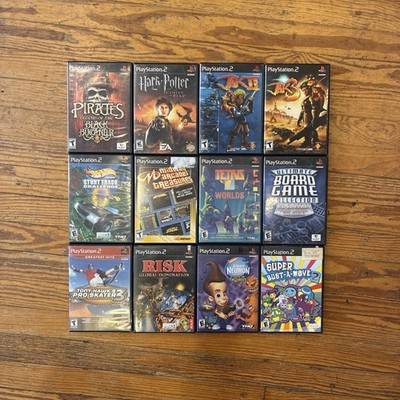 C132 Lot Of 12 PlayStation 2 Games PS2 Jak Pirates Harry Potter Arcade Tony Hawk