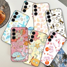 Cover antiurto per Samsung S26 S25 A17 A36 A57 Starfish Marine custodia morbida telefono
