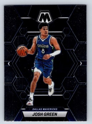 2022-23 Panini Mosaic Blue Mosaic 102 Josh Green Dallas Mavericks
