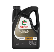 2 pack Castrol EDGE Euro 5W-40 A3/B4 Advanced...