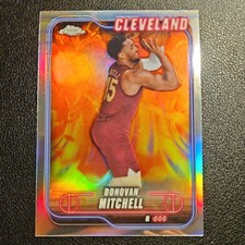 2024-25 Topps Chrome Refractor DONOVAN MITCHELL #69 CLEVELAND CAVALIERS