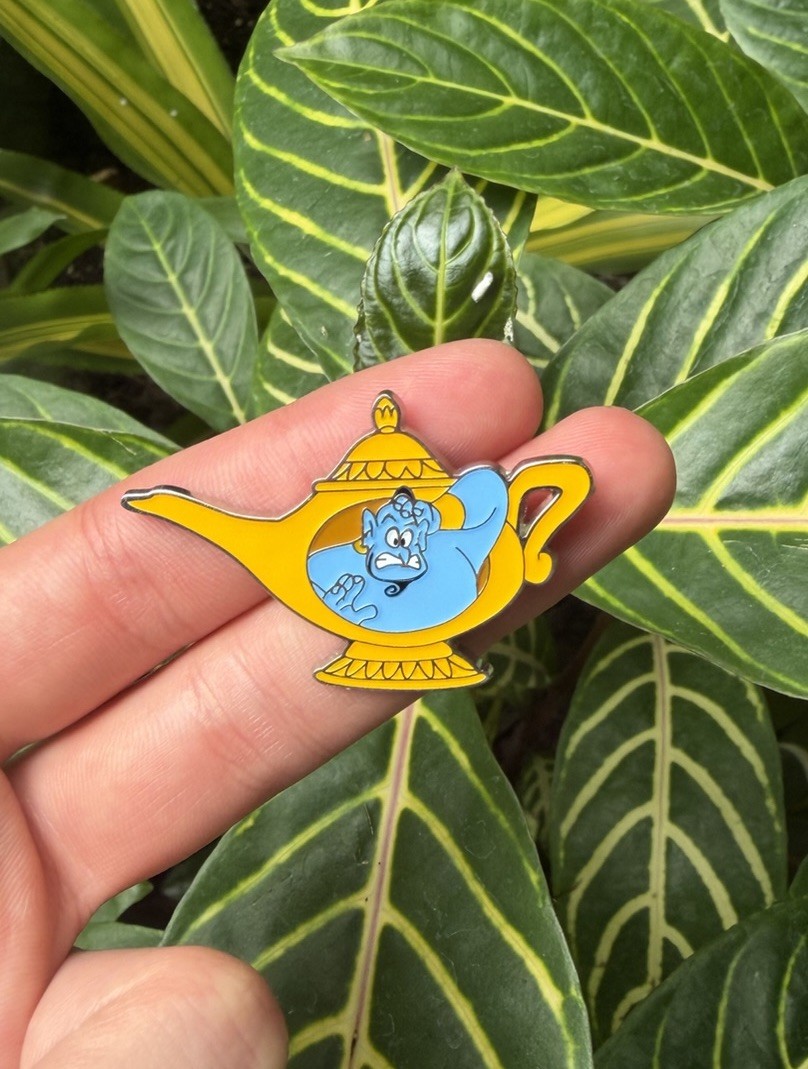 Genie In A Lamp, Aladdin Imaginative Icons Disney Trading Pin