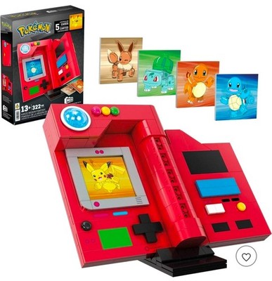 MEGA Pokemon - Kanto Regio Pokedek  Building Kit 322 pcs - 13+ Age
