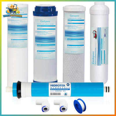 Umkehrosmose Ersatzfilter Set 5-stufig 50 GPD 10 Zoll kompatibel