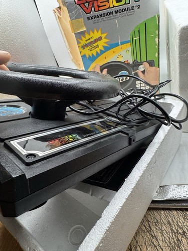 Vintage ColecoVision Expansion Module #2 Steering Wheel And Pedal - Original Box - Picture 5 of 15