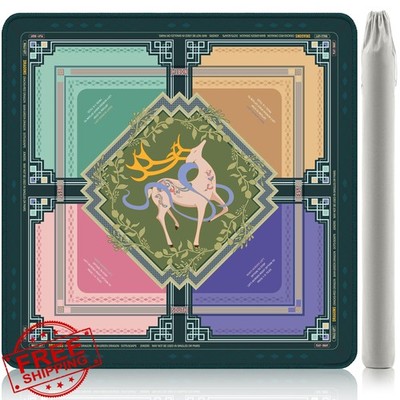 HUITLONG Mahjong Mat Deer Calling Rubber