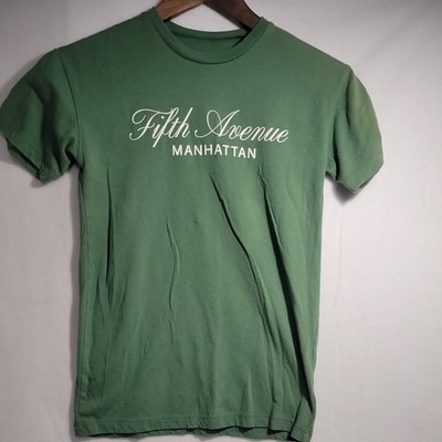 Fifth Avenue Manhattan Grayson/Threads Women's Sz XS Green Graphic Tee