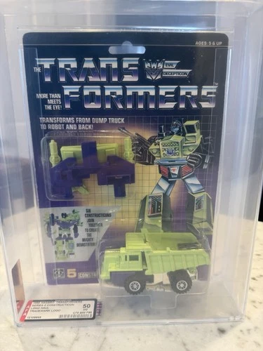 1985 G1 Transformers Constructicon Long Haul Devastator AFA 50 75/50/85