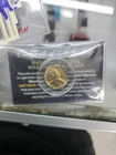 1943 Steel Lincoln Wheat Cent WWII 24K Gold Plated Coin w/ COA