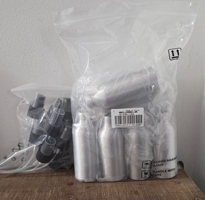 4oz aluminum fine mist spray bottles  10 pack