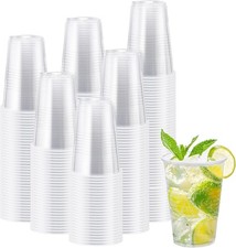 Lamosi 300 Pack 12 oz Clear Plastic Cups,12 Ounce Disposable Cold Drinking Cups