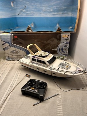 Vtg Sea Explorer Boat RC Remote Control 1:25 Scale NKOK Racing In Box Ship Yacht