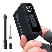 Portable Mini Electric Bike Pump, 120 PSI, Smart Auto-Stop, Presta Schrader Co