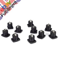 10x Speakon 4-Pin Female Jack Compatible Audio Cable Panel Socket Connector