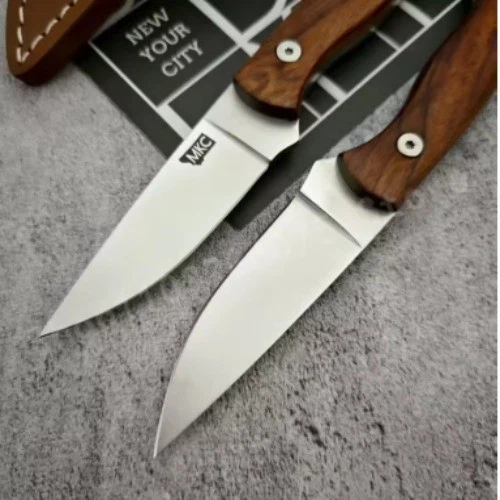 Montana Knife Co MKC 刀片木制手柄 MagnaCut 免运费 — 第 3/4 张图片