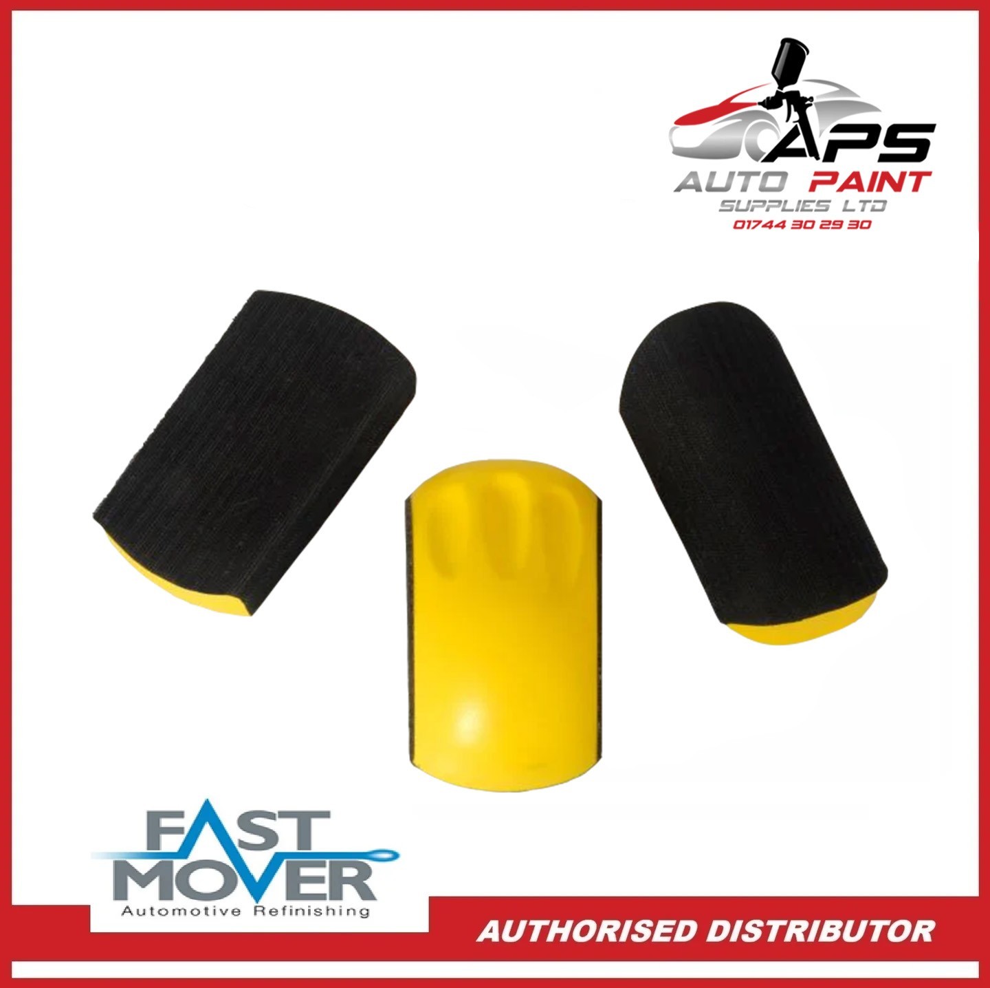 Fast Mover 3PC 150mm Hook & Loop Sanding Kit