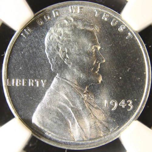 1943 Wheat Cent MS66 By NGC